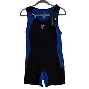 Virus EAU12 V2 Bioceramic Elevate V2 Singlet Womens XL Blue Weightlift Powerlift